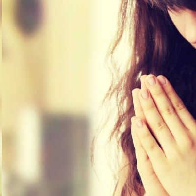 Woman praying